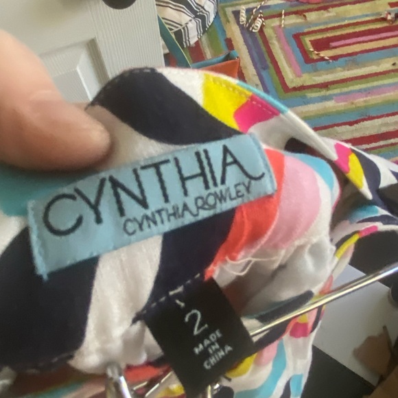 Colorful linen skirt by Cynthia Rowley - Picture 4 of 6